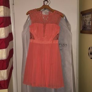 Bebe Short Coral Dress